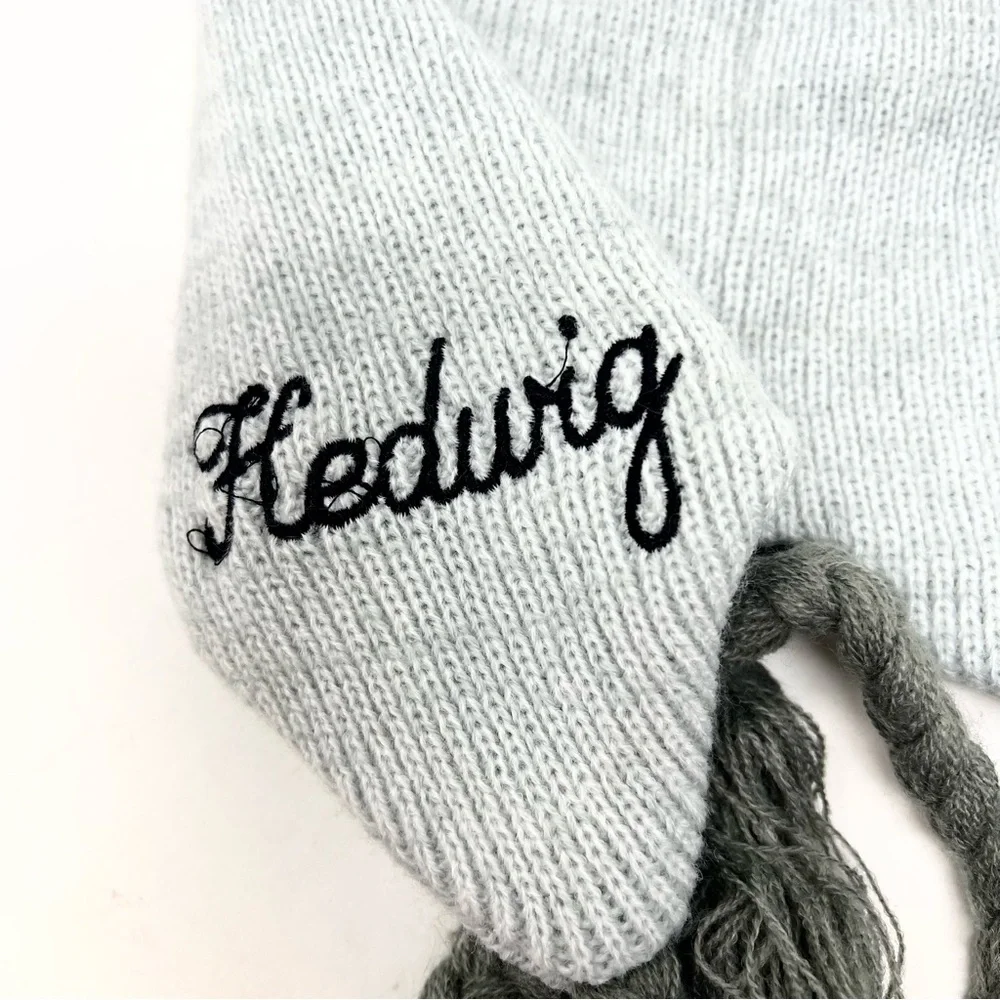 Harry Potter Hedwig Knit Beanie with Pom Pom Unisex One Size Fits Most